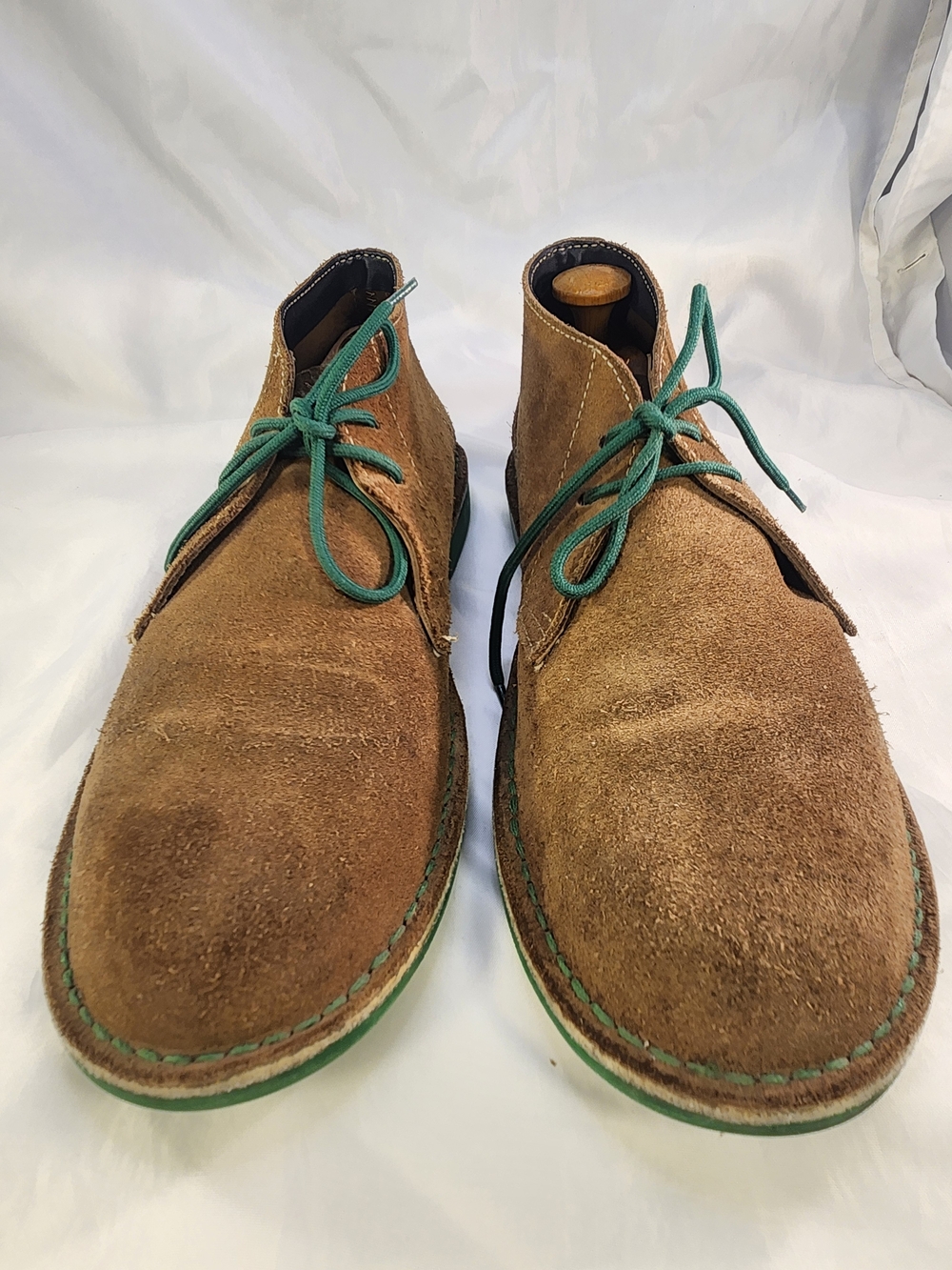 VELDSKOEN MEN CHUKKA BOOTS BROWN SUEDE SIZE 12.5-13 SOUTH AFRICA